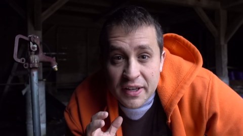 Digging Swales and Berms in a Permaculture Orchard