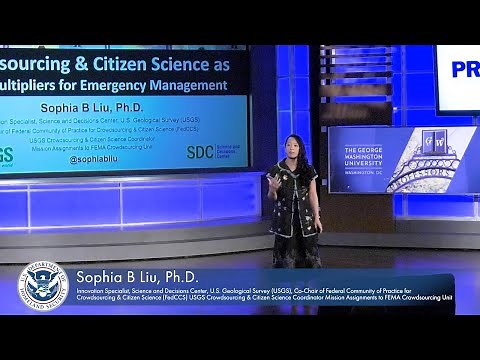 PrepTalks: Dr. Sophia B. Liu “Crowdsourcing and Citizen Science as Force Multipliers”