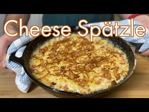 Easiest Cheese Spaetzle from scratch Next Level Mac & Cheese