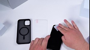 SPIDERCASE Magnetic Designed for iPhone 12 Case/iPhone 12 Pro Case, with 2 Pack [Tempered Glass Screen Protector] Translucent Anti-Fingerprint Anti-Scratch for iPhone 12/12 Pro 6.1 Inch, Dark Blue