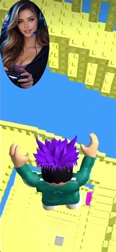 Leila watches Thanos play Infinite Stairs Roblox #Roblox reaction