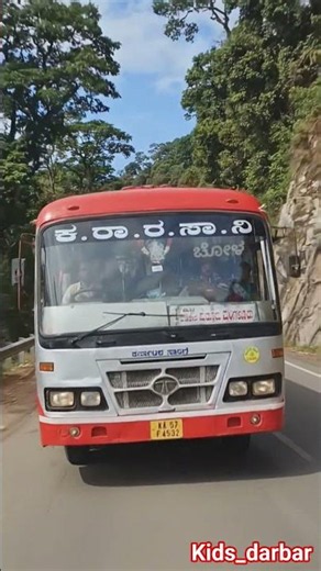 Mysore to Madikeri (Coorg) TATA bus Karnataka state corporation #ai #tatastarbus