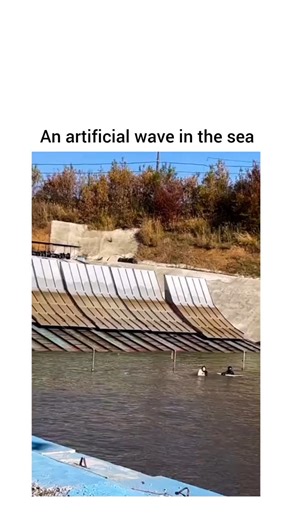 Technology🔹️Gadgets on Instagram: "Creating an artificial wave in the sea can be achieved through various methods, such as using wave-generating machines, constructing barriers or breaks to manipulate the natural wave patterns, or employing environmental engineering techniques like altering the seabed. Such projects might aim to enhance recreational surfing areas, improve coastal protection, or simulate wave conditions for testing marine technologies. However, careful consideration of the ecolo