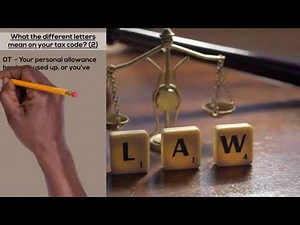 What are the different tax codes and what do they mean? - PAYE - Explained - UK - 2022