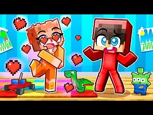 BABY CASH and BABY MIA are in LOVE (Minecraft)