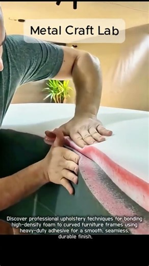 Mastering the Perfect Foam Edge Bonding Process #worker #process #technique #restoration #workshop
