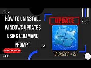 how to uninstall windows updates using command prompt