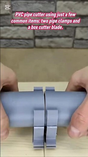 Ingenious PVC Pipe Cutter Hack: Make a DIY Tool in Minutes! #diy #lifehacks #tips #tricks #tutorial