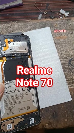Realme Note 70 how to remove back panel 👉📱 #mobilerepair #repair #tech #realme