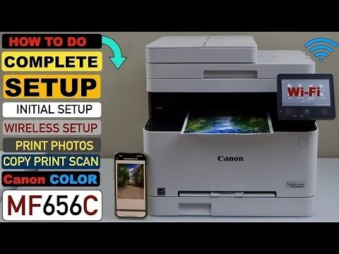 Canon imageclass mf465dw printer new setup installation unboxing review #canonlaserprinteravailable
