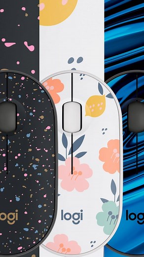Logitech on Instagram: "Meet our new M340 Collection.🎨 Our fan-favorite mouse gets a refresh with a series of colorways inspired by playful, cute, and bold designs. Affordable, portable, and pocket-sized, elevate your aesthetic wherever you go. Available in North America in seven unique designs. Tap the link in our bio for all the details! #LogiM340 #Logitech"