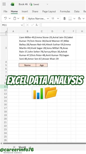 Excel data analysis 👌 #ExcelTricks #ExcelShorts #ExcelTips #LearnExcel #Productivity #excel #fyp #yt
