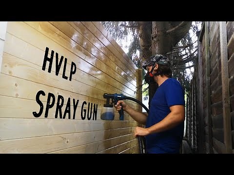 Erbauer ----- HVLP electric SPRAY GUN ----- IN ACTION