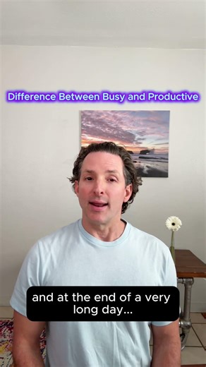 Difference Between Busy and Productive