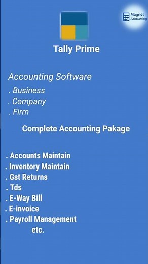 Tally Prime Introduction | What is Tally Prime | Basic Accounting for Beginners | Magnet Accounting