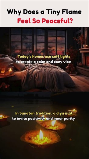 Why Does a Tiny Flame Feel So Peaceful? 🪔 #shorts #peace #mindfulness #viral #trending
