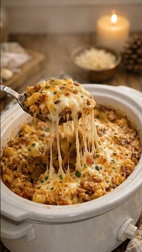 Slow Cooker Baked Ziti 🍝🧀
