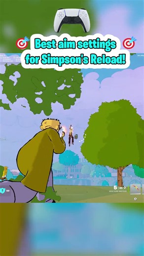 Try THESE settings for Simpsons Reload! (AIMBOT CONTROLLER SETTINGS) (Fortnite Chapter 7 Zero Build)