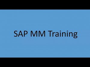 SAP MM Video Training 3 - Overview of Procurement Process | SAP Navigation