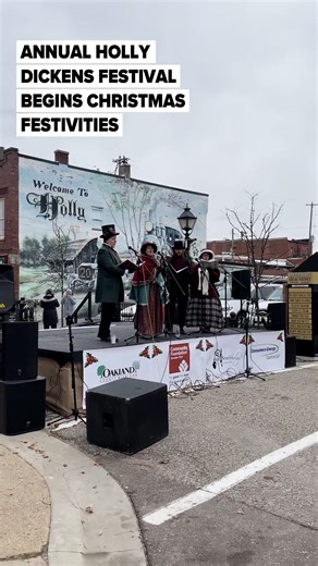 https://l.mlive.com/1e79cn The Holly Dickens Festival is back for its 52nd year, bringing Victorian-themed holiday magic to downtown Holly. From horse-drawn carriage rides and carolers to roasting chestnuts by the fire, the festival runs weekends through Dec. 14. (Lukas Katilius | MLive) | MLive.com