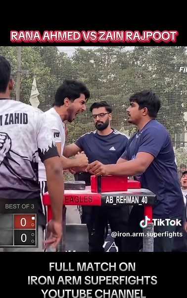 Rana Ahmed vs Zain Rajpoot: Arm Wrestling Full Match