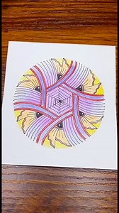 24K views · 339 reactions | Calm Your Mind With Zentangle Pattern | Drawing Tutorial For Beginners #zentangle #doodle #art #zenart #mindfulart #trending #easyart | Easy Art | Facebook