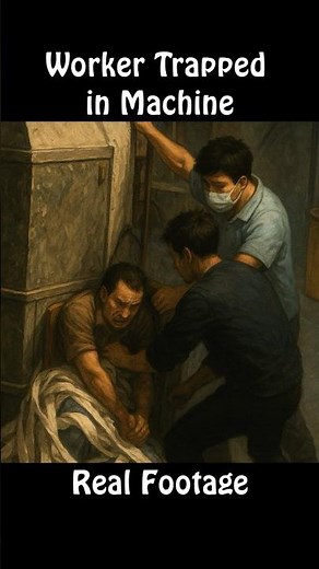 Worker Rescued After Getting Stuck in Machine