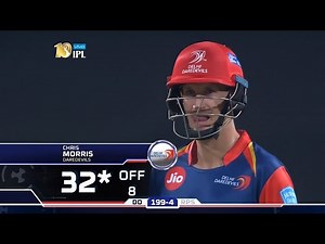 Chris Morris 38*(9) vs RPS IPL 2017 ball by ball highlight