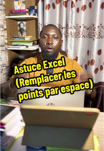 Astuce Excel (Remplacer les points par espace) #formula1 #insightcreatorsearch #excel #formulaone #tiktokmali🇲🇱223 #astuces #astuceexcel
