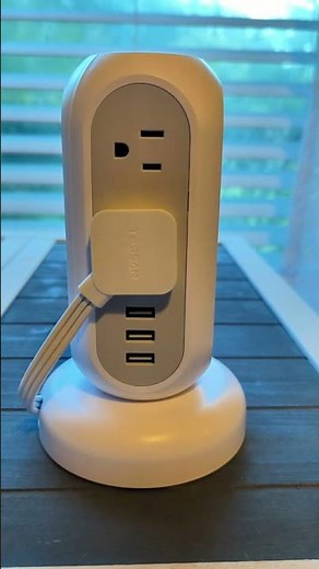 The ultimate 14 in 1 surge protector with multiple USB ports! 😀 #surgeprotector #cablemanagement