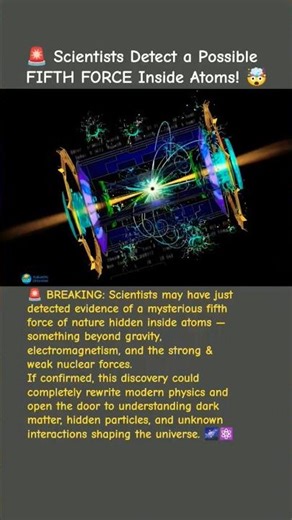 🚨 Scientists Detect a Possible FIFTH FORCE Inside Atoms! 🤯 #space