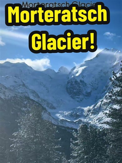 Descubre el Glaciar Morteratsch en el Bernina Express