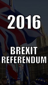 2016: BREXIT REFERENDUM #worldhistory #Geopolitics #europe #unitedkingdom #GlobalEvents The United Kingdom left the European Union following a national referendum, with the results split: 48% of voters wanted to remain, and 52% preferred to withdraw. Opposition to continued membership focused on immigration and economic issues; Article 50 was invoked the following year, finalizing the exit in 2020. | The Historical Timeline