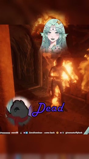 Mermaid watches friend burn. #shorts