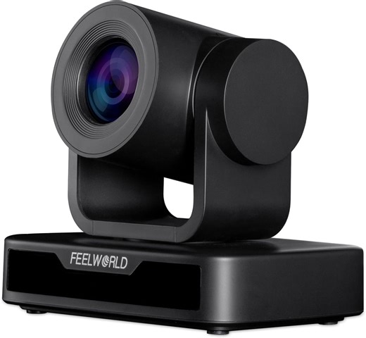 FEELWORLD USB10X Video Conference Webcam USB PTZ Camera 10X Optical Zoom Full HD 1080p for Live Streaming Church Business Education Medical Conference Room Camera System
