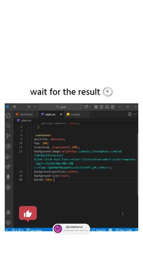 Create This Modern Analog Clock Using Pure JavaScript !