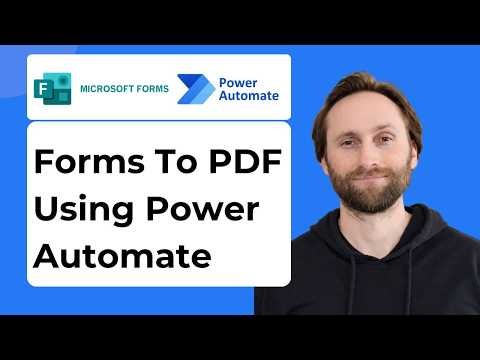 How to Save Microsoft Forms Responses in PDF Using Power Automate [2026 Guide]