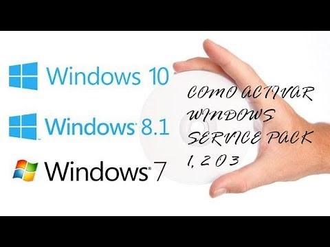 Como activar windows service pack 1,2 o 3 en Wndows 7, 8, 8 1 o 10