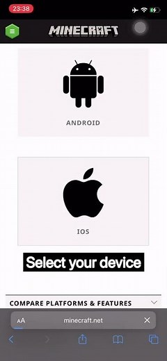 How to download minecraft for free ios #shorts