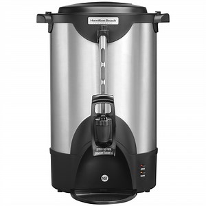 Hamilton Beach HCU040S 40 Cup (200 oz.) Double Wall Stainless Steel Coffee Urn - 1440W