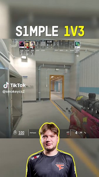 s1mple 1v3 #cs #cs2 #s1mple