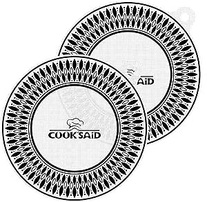 Cook's Aid Induction Cooktop Protector Mat - (Magnetic) Induction Stove Protector - Multifunctional Silicone Mats - for Cooktop Cover (Logo CK, 7.9 inch)