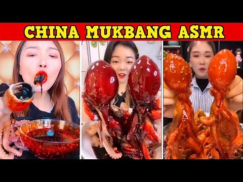 Chinês Comendo comida (FRUTOS DO MAR) 🍜 ASMR Comendo Frutos do Mar | Chinese Eating Food Mukbang