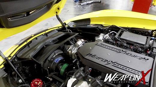 You can't beat the sound of an F1X ProCharger, our stage 2 camshaft, and CORSA Performance axle back system! | Weapon X Motorsports