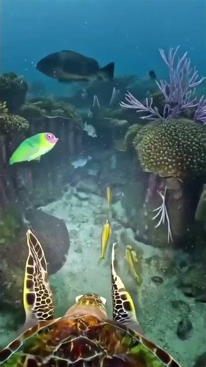 We Attached a Camera to a Wild Sea Turtle. What It Found in the Hidden Reef Will Amaze You