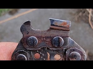 How to hand file a chain.