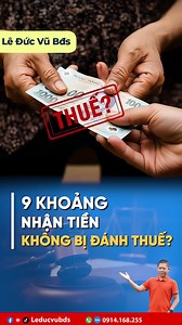 132K views · 841 reactions | Mọi người khi giao dịch nhớ lưu ý 9 khoản tiền này nhé #tintuc #tintucmoinhat #tinnong #thue #nopthue | Lê Đức Vũ Bđs | Facebook