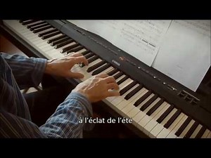 Une rose blanche. ( André Caron ). PIano et arrangements: André Caron