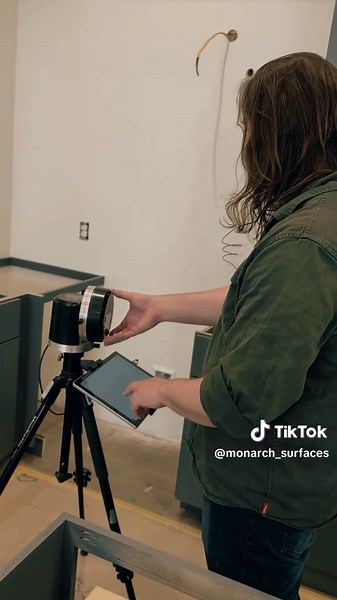 Go behind the scenes with us as we template a project at the Westbrook Country Club. More updates coming soon! #monarchsurfaces #bts #BehindTheScenes #trending #viralvideos #tiktoktrend
