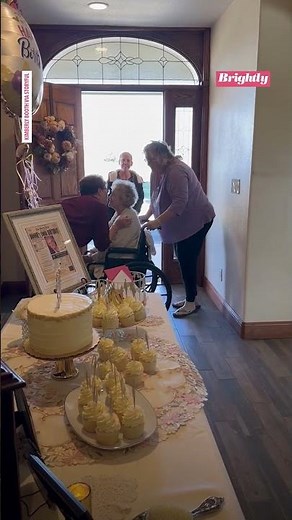 Family throws surprise party for grandma's 100th birthday